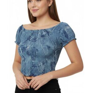 Hype Big Girl/ Youth Chiffon Pleated Cap Sleeve Blouse (Size: 14) NWT